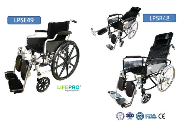 Sillas de Ruedas Ortopédicas LPSE-49 y LPSE-48