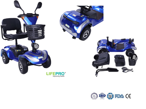 Vehículo de Transporte Eléctrico LPVD-1001 Azul